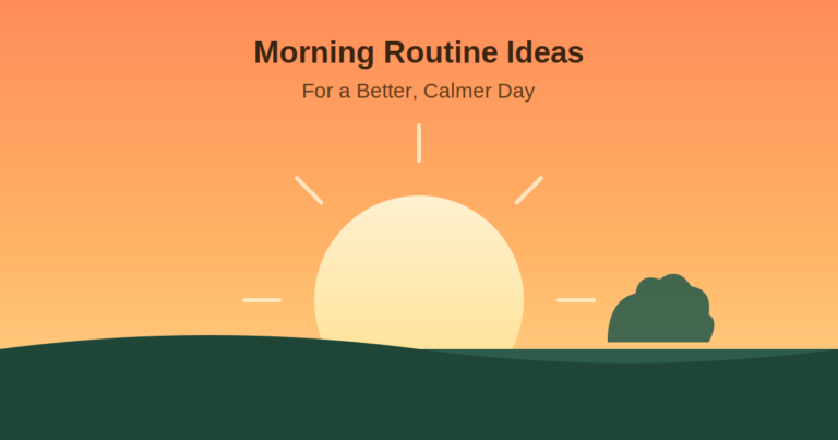 Sunrise over hills representing a fresh morning routine